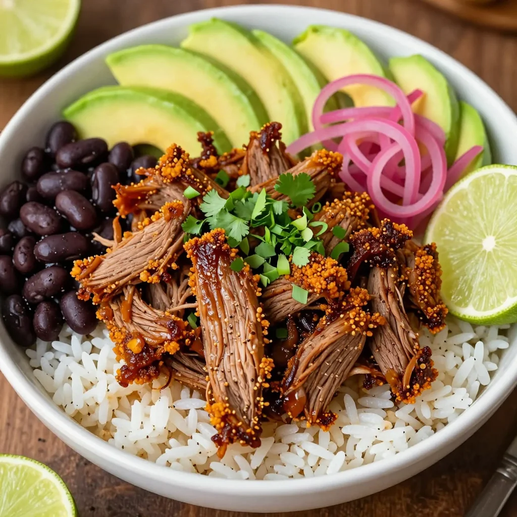 Slow Cooker Pork Carnitas for Burrito Bowls