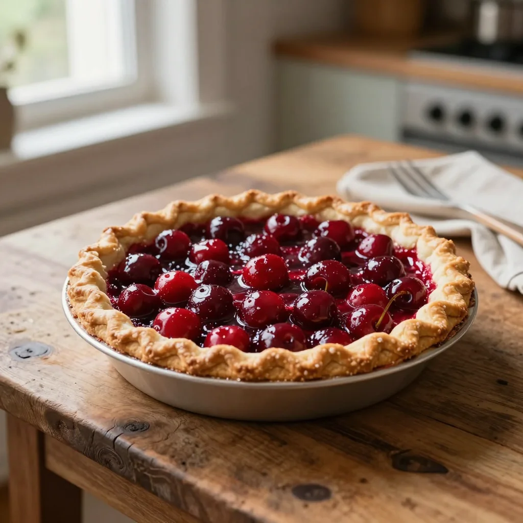 Cherry Pie with Almond Extract