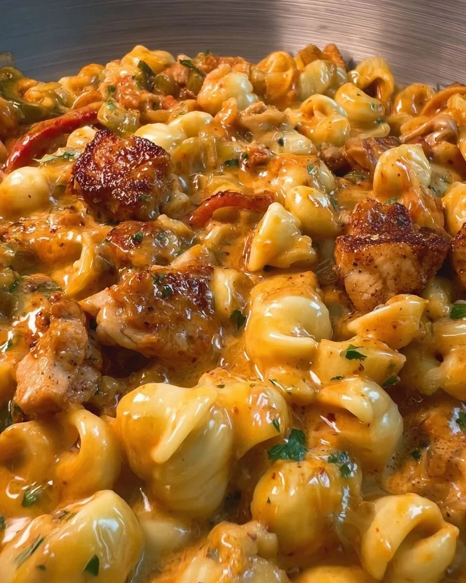 Fajita Chicken Mac ‘n Cheese