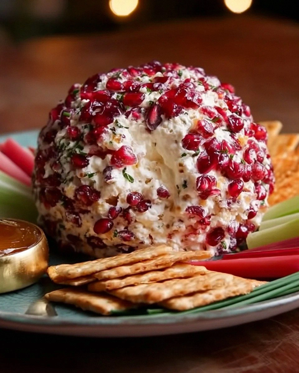 Fancy Christmas Cheese Ball