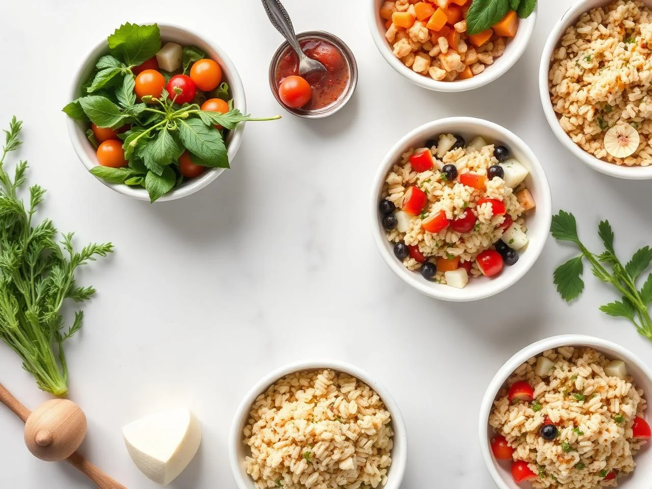 Ingredients for Farro Salad
