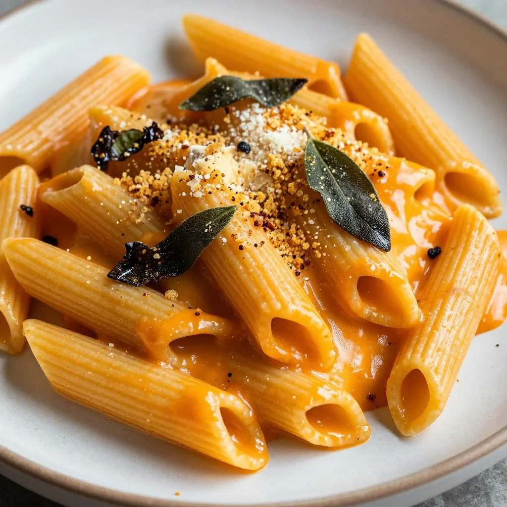 Pantry Pasta With Canned Pumpkin And Sage