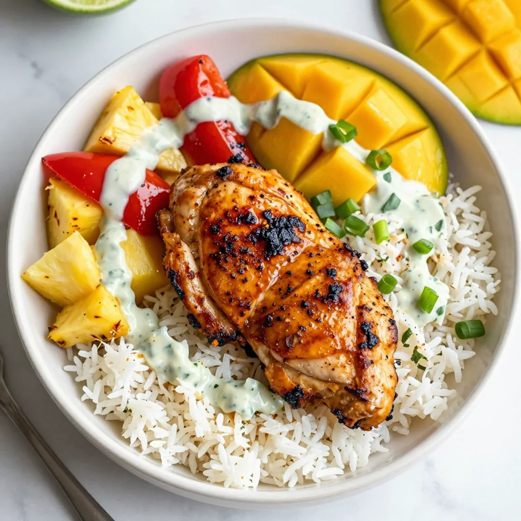 Spicy Jerk Chicken Meal Prep Bowls for Tropical Flavor