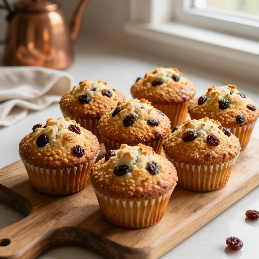 Irish Soda Bread Muffins with Raisins