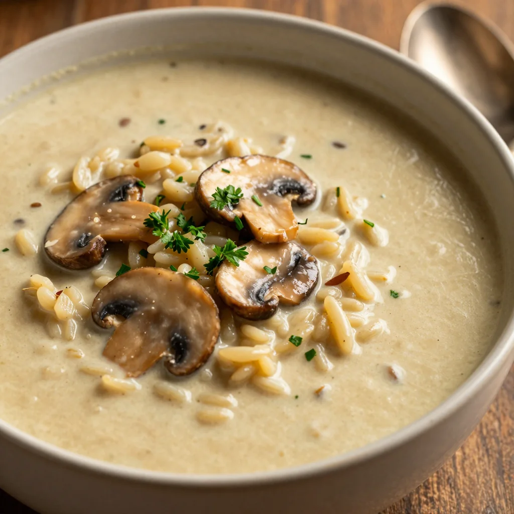 Creamy Mushroom and Wild Rice Soup for Martin Luther King Jr. Day
