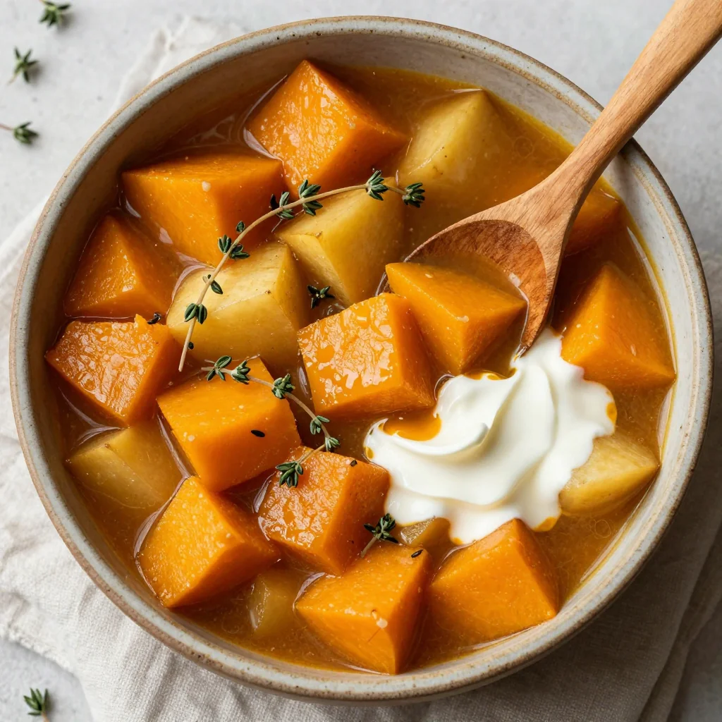 Cozy Butternut Squash and Apple Stew for Cold Days