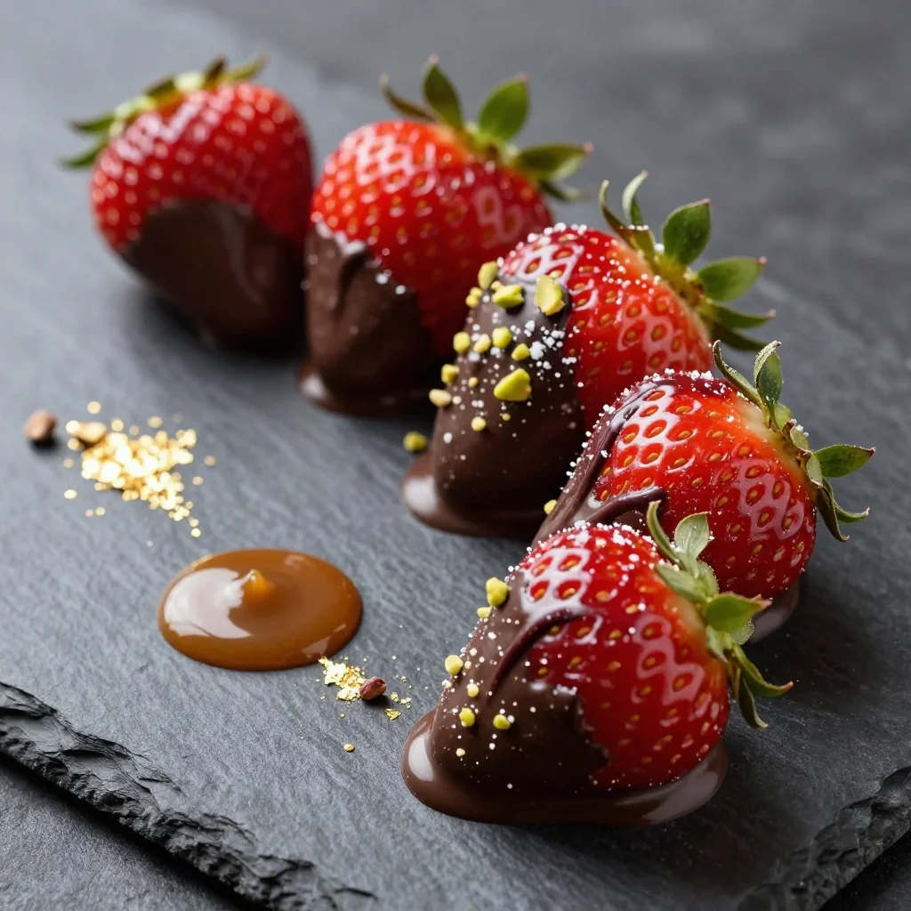 Showstopper New Year's Chocolate Dipped Strawberries