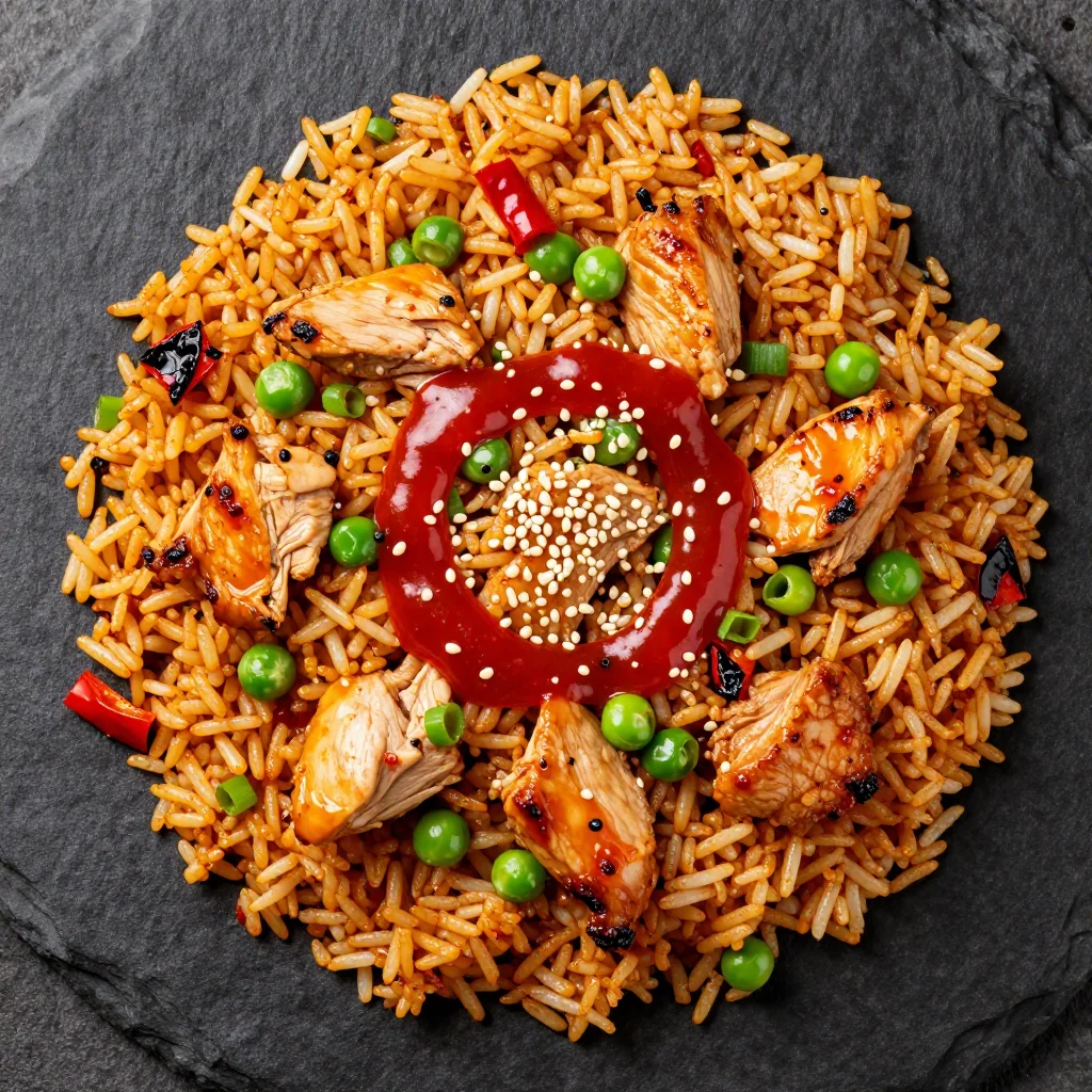 Spicy Chicken Fried Rice That Is Better Than Takeout