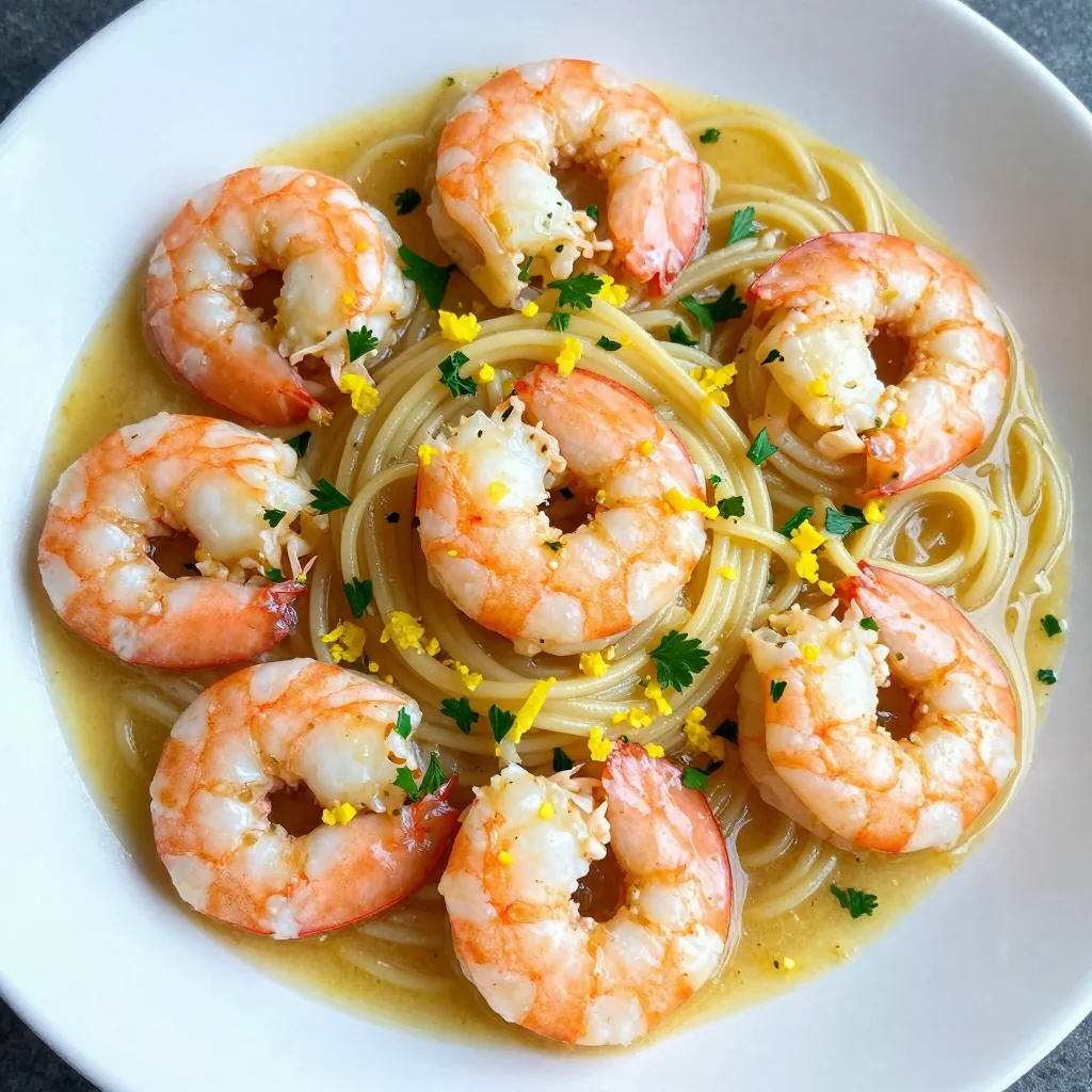 Pantry Clean-Out Shrimp Scampi with Lemon and Garlic