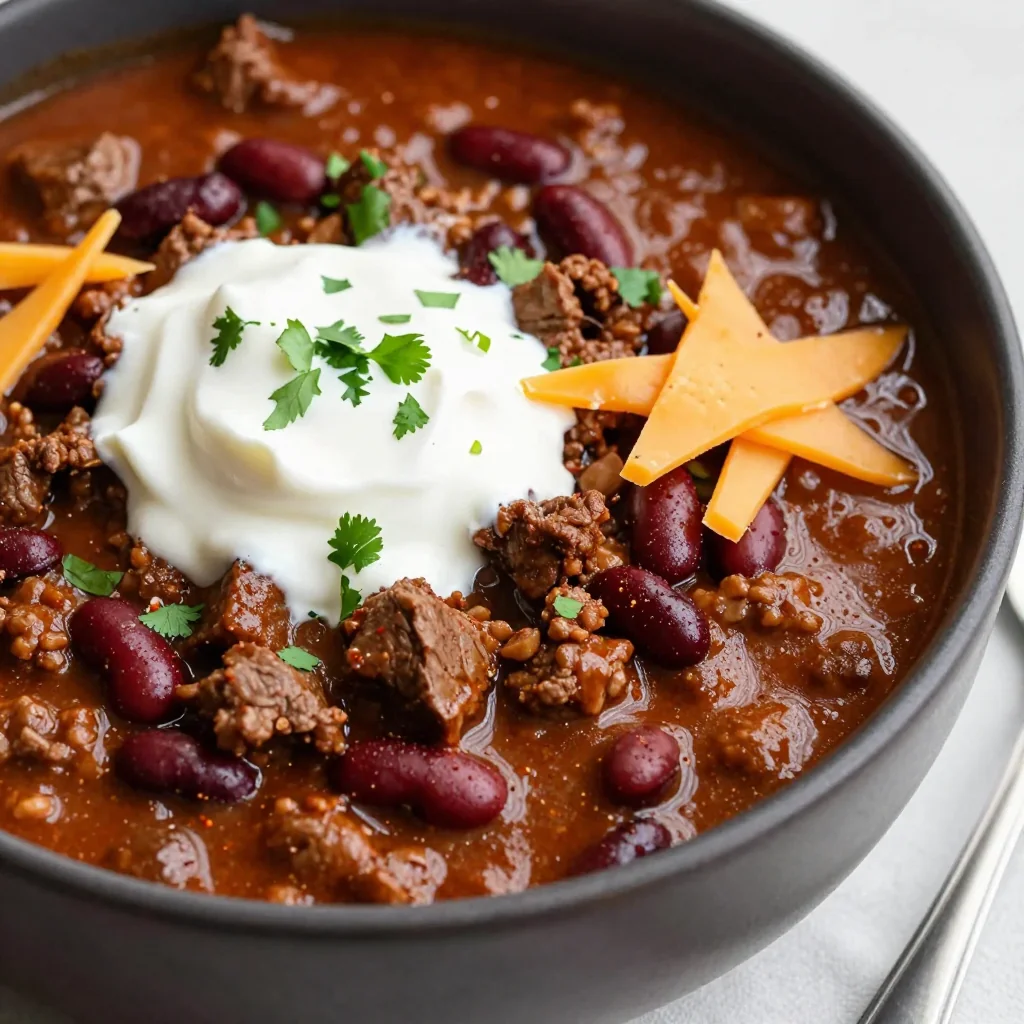 Freezer-Ready Beef and Bean Chili for Winter Comfort Food