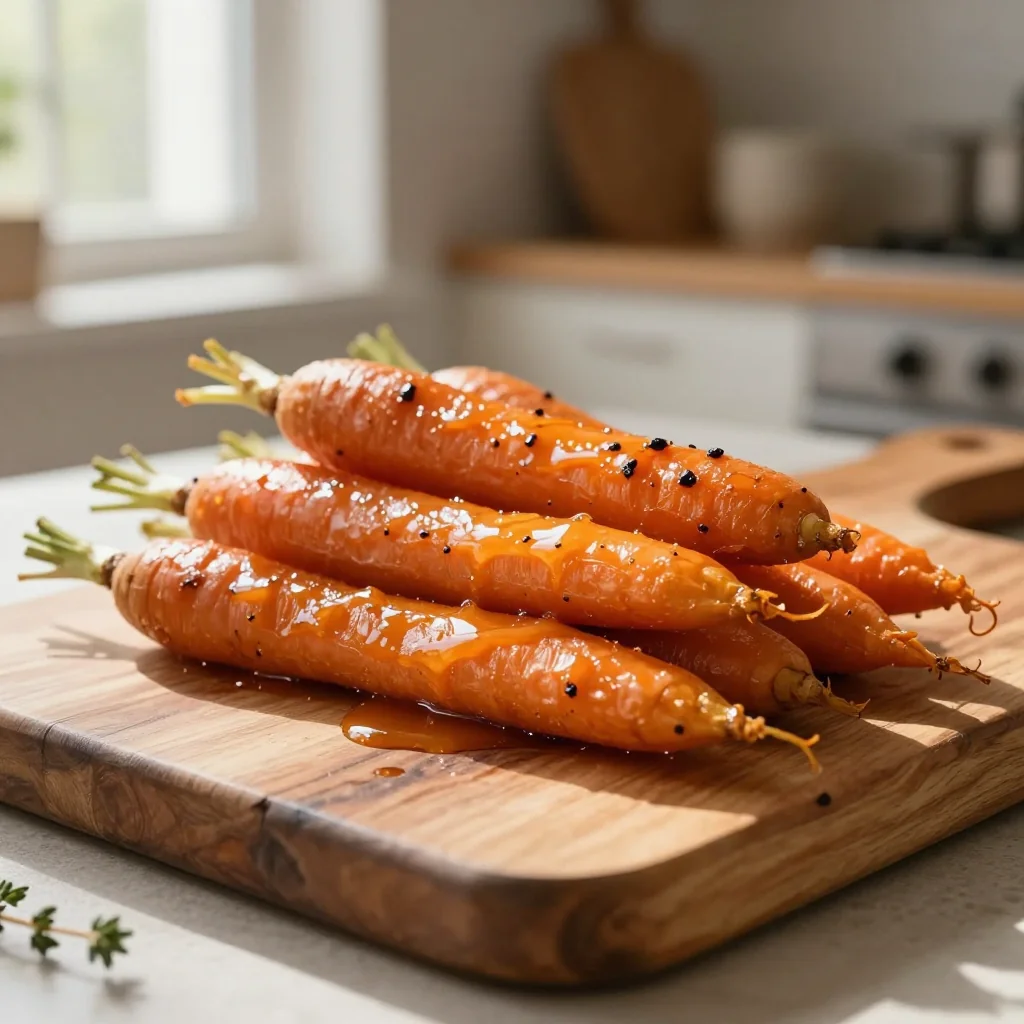 Roasted Carrots with Maple Glaze