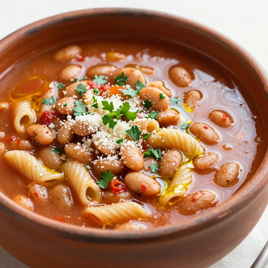 Pantry Pasta e Fagioli Soup That Feels Like Hug