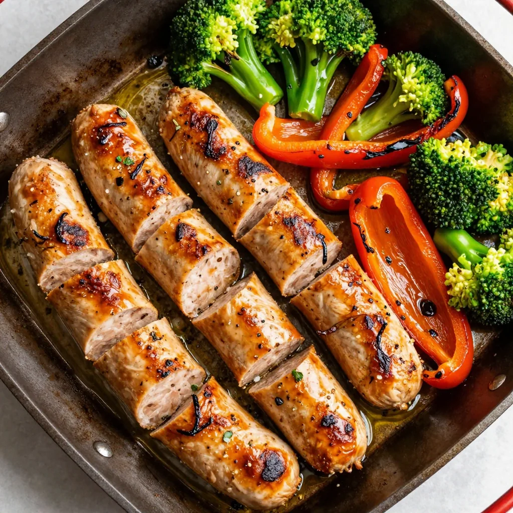 Easy Sheet Pan Chicken Sausage and Veggies for Dinner