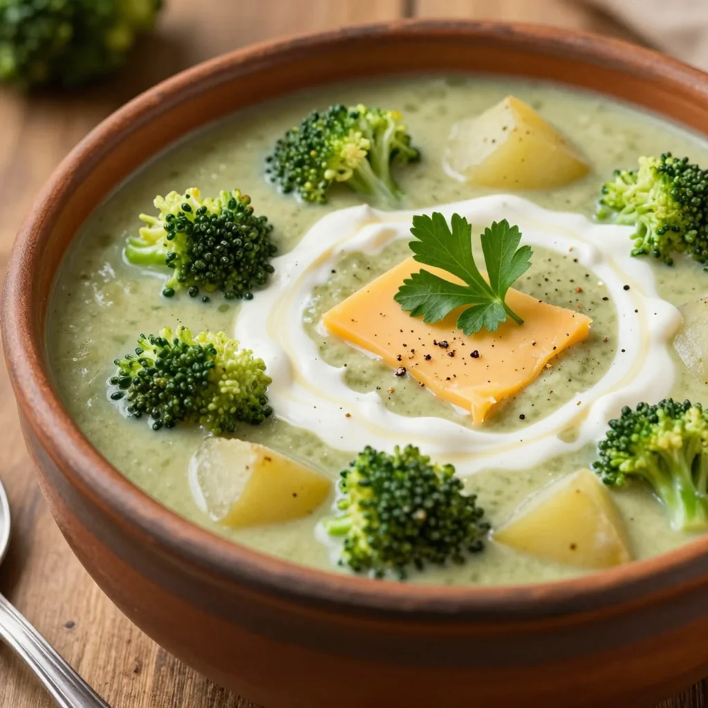 Pantry Clean Out Creamy Broccoli Potato Soup