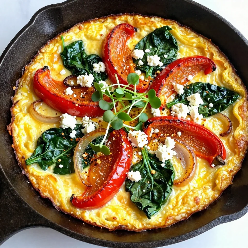 Hearty Veggie Frittata for New Year's Day Brunch Bliss