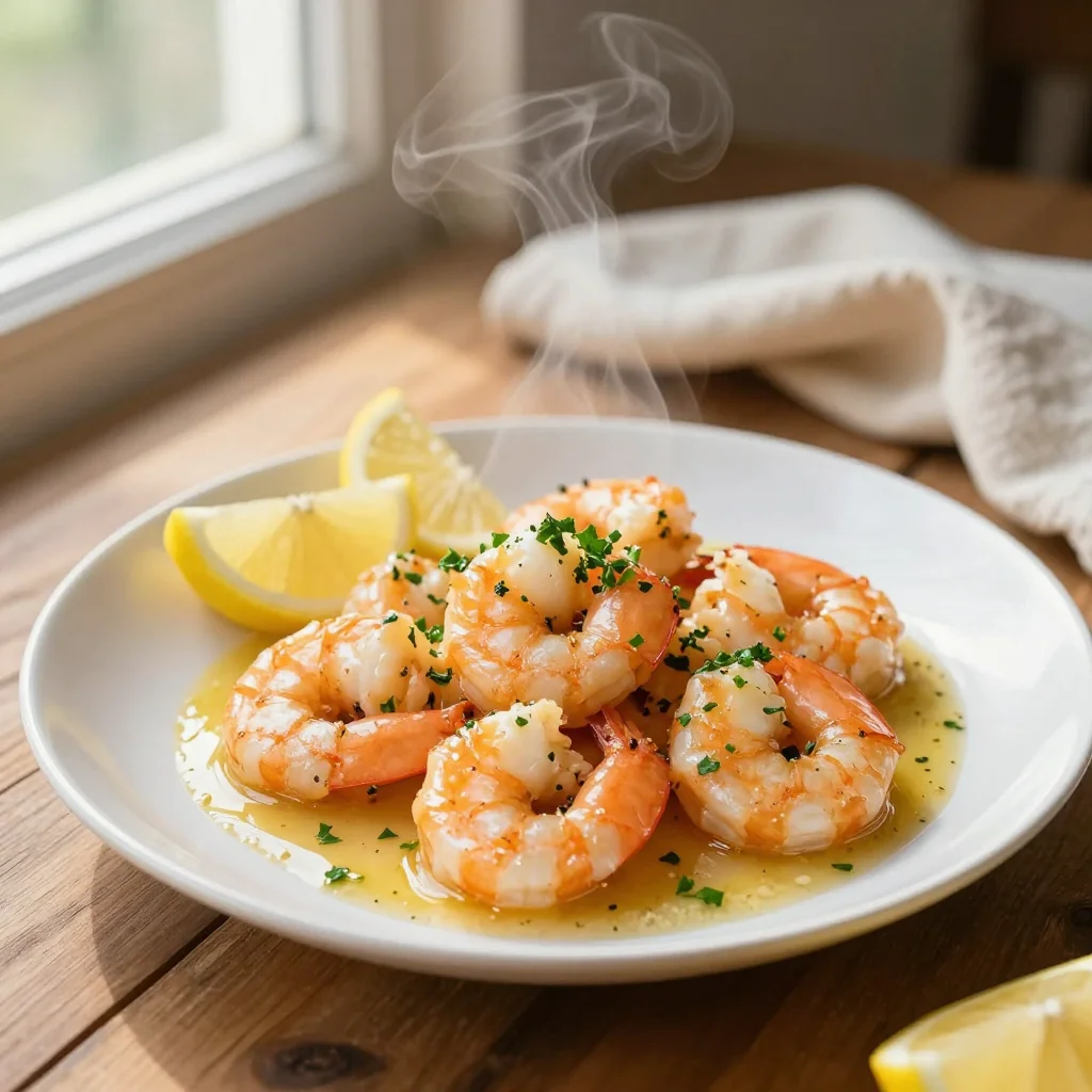 Lemon Garlic Shrimp Scampi with White Wine
