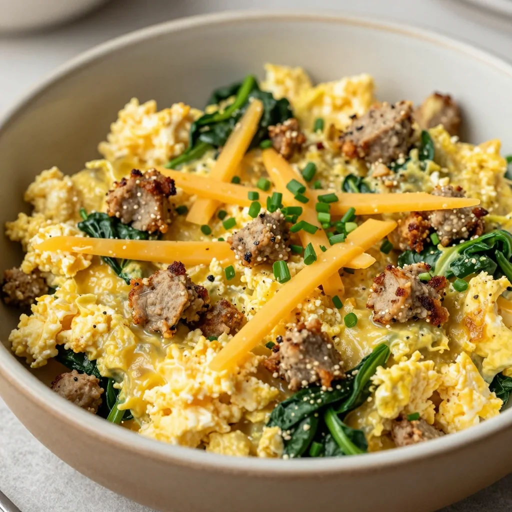High Protein Breakfast Scramble for Winter Morning