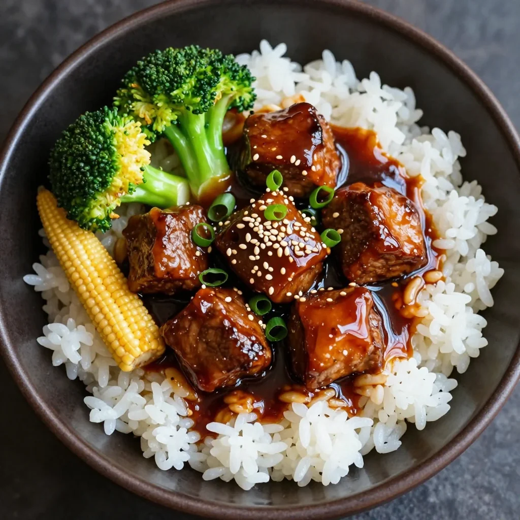 Slow Cooker Honey Soy Beef for an Asian Inspired Meal