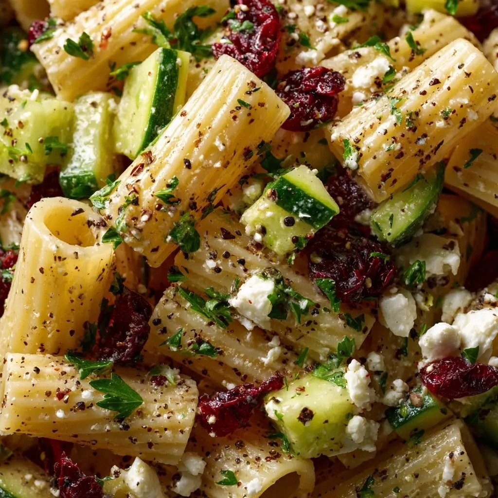 Feta Cranberry Pasta Salad (Th