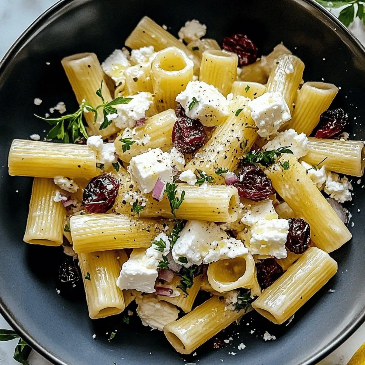 Feta & Cranberry Rigatoni Salad: The Ultimate Summer Refresh