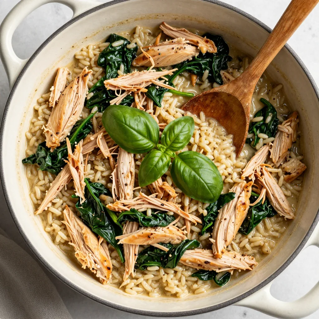 One-Pot Creamy Chicken and Spinach for Dinner