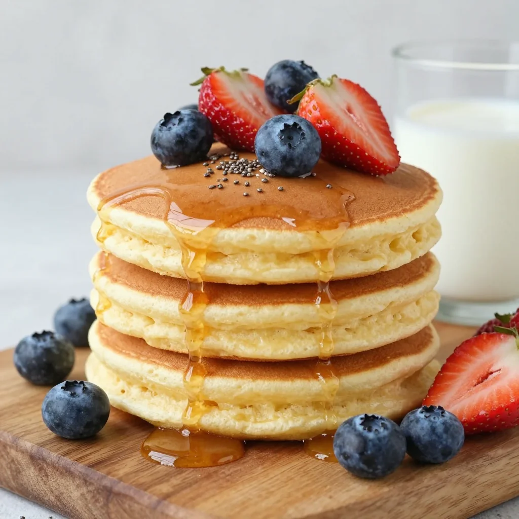 Healthy Protein Pancakes for Breakfast Meal Prep