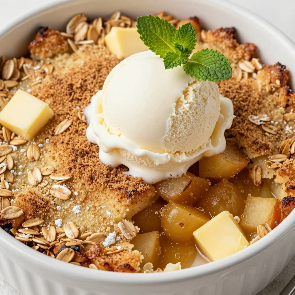 Melt in Your Mouth Apple Crumble with Oats