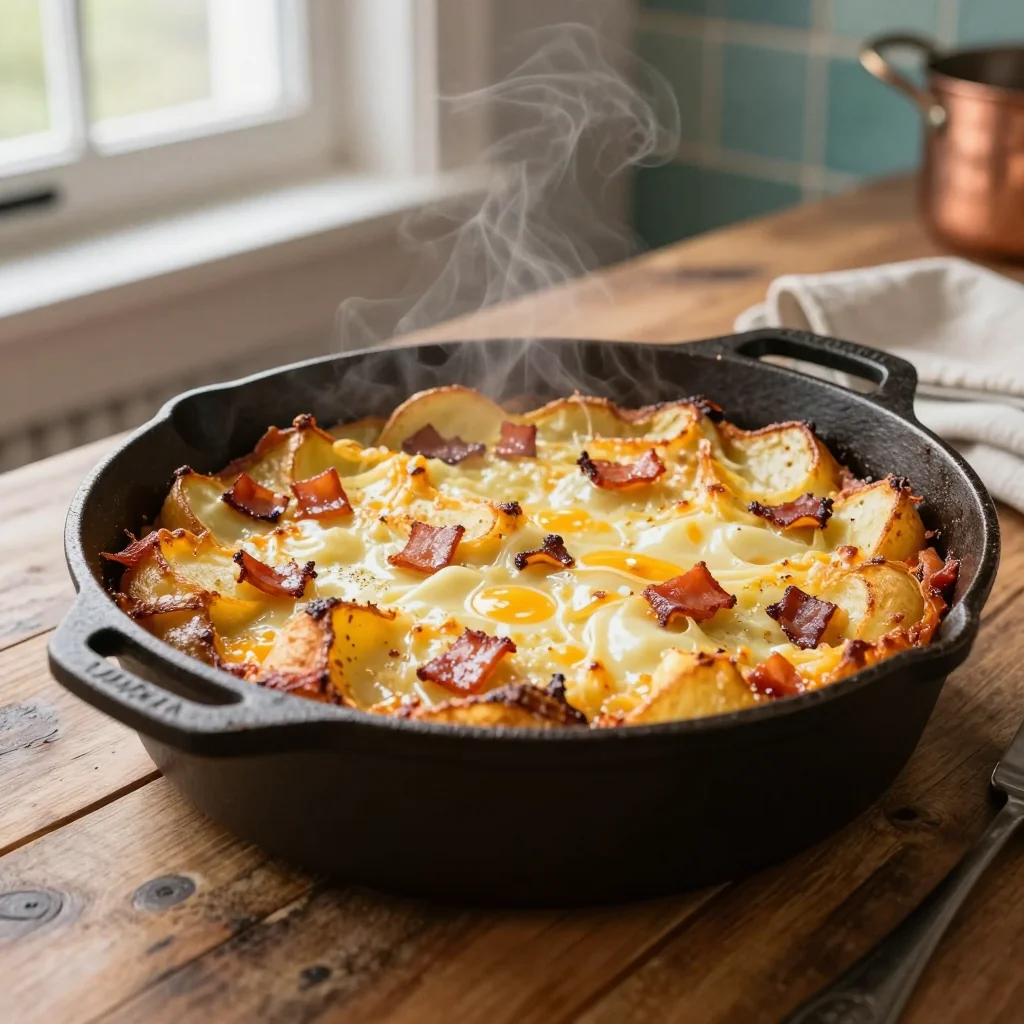 Cheesy Bacon Ranch Potato Casserole