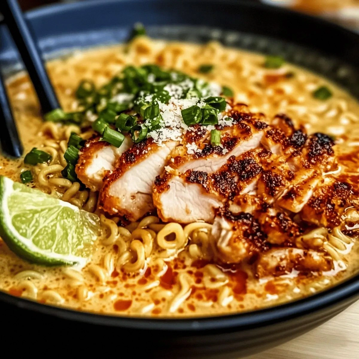 Fiery Chicken Ramen: Bold Flavor in Every Creamy Bite