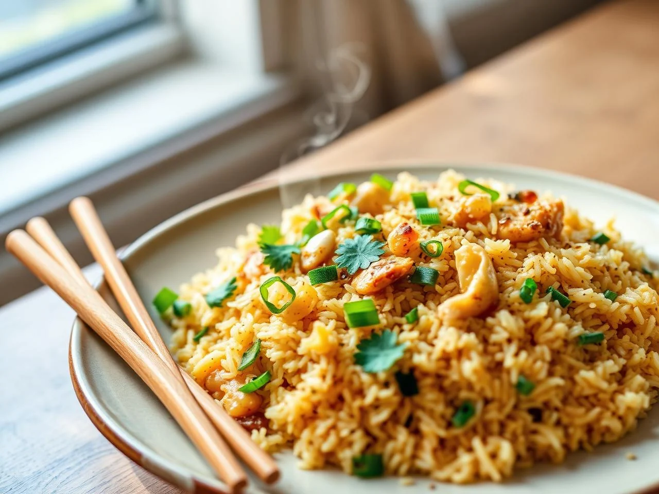 Filipino Chicken Inasal Fried Rice