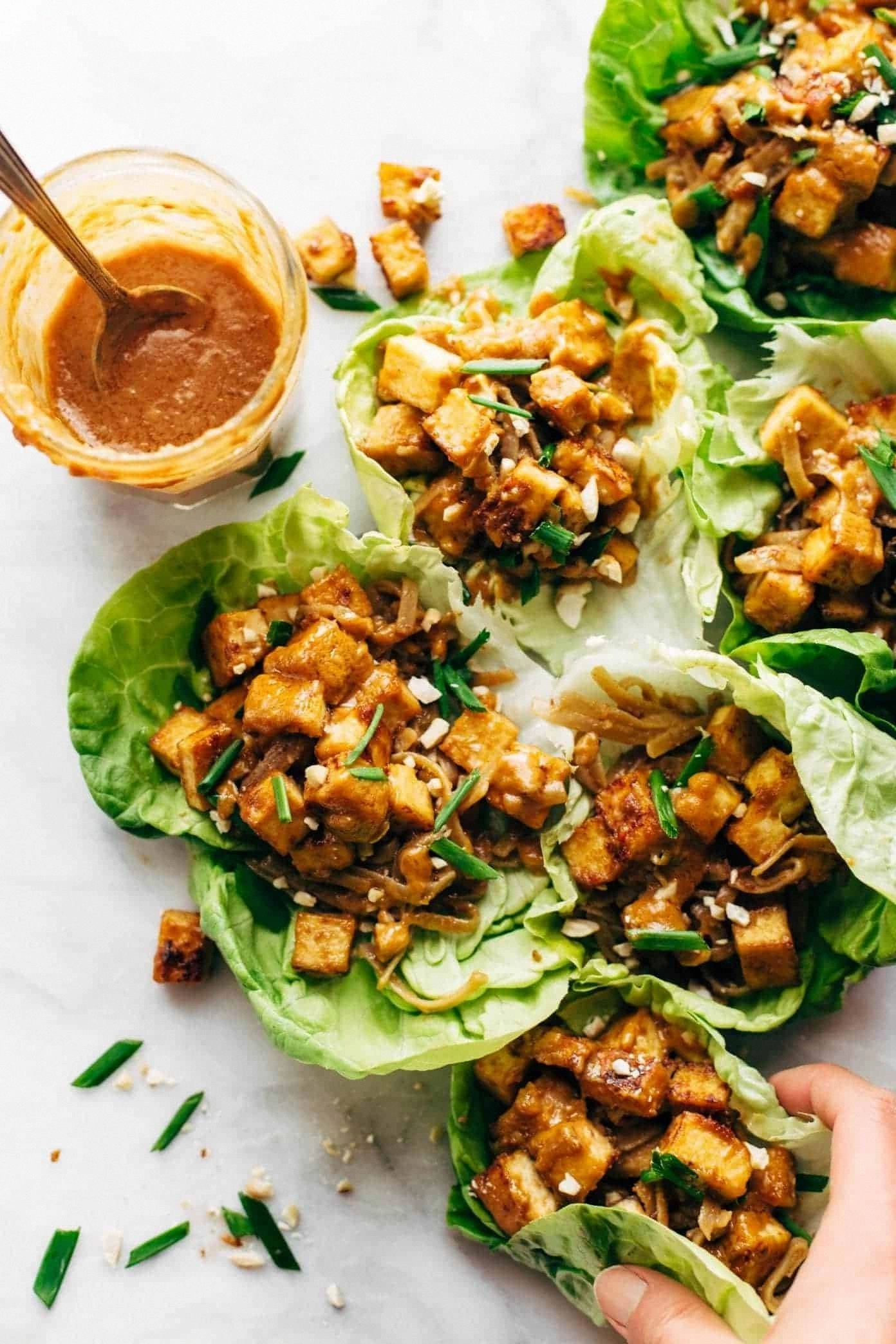 Firecracker Vegan Lettuce Wrap