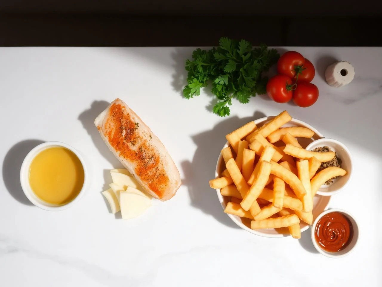 Ingredients for Fish And Chips