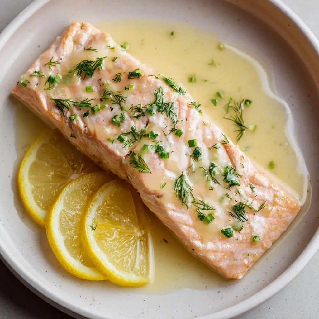 Flawless Lemon Herb Poached Sa