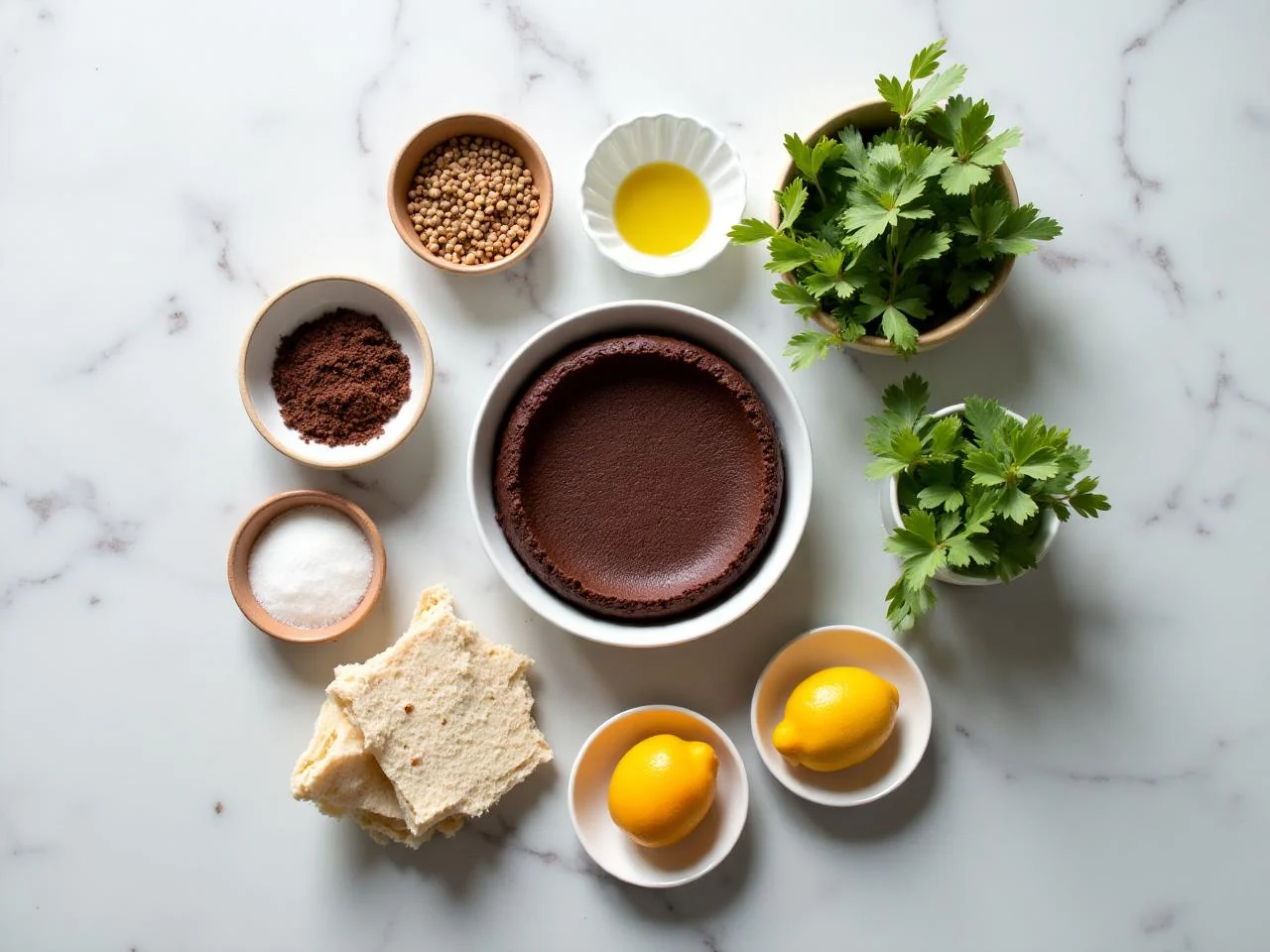 Ingredients for Flourless Chocolate Cake