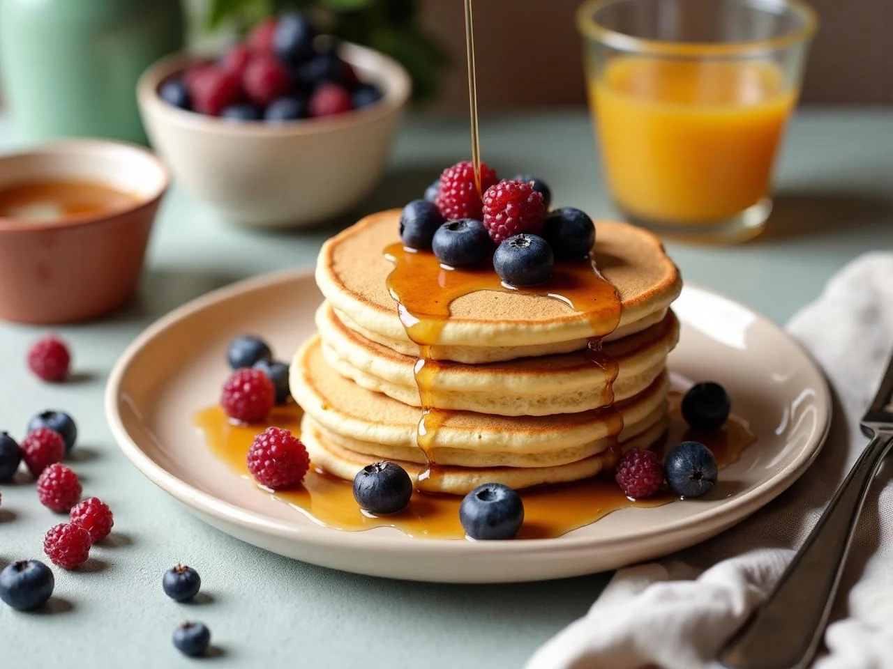 Fluffy Buttermilk Pancakes