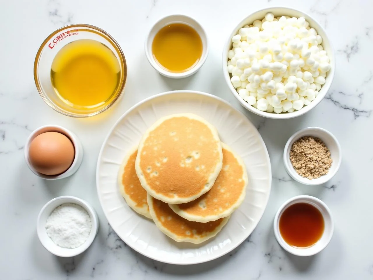 Ingredients for Fluffy Buttermilk Pancakes