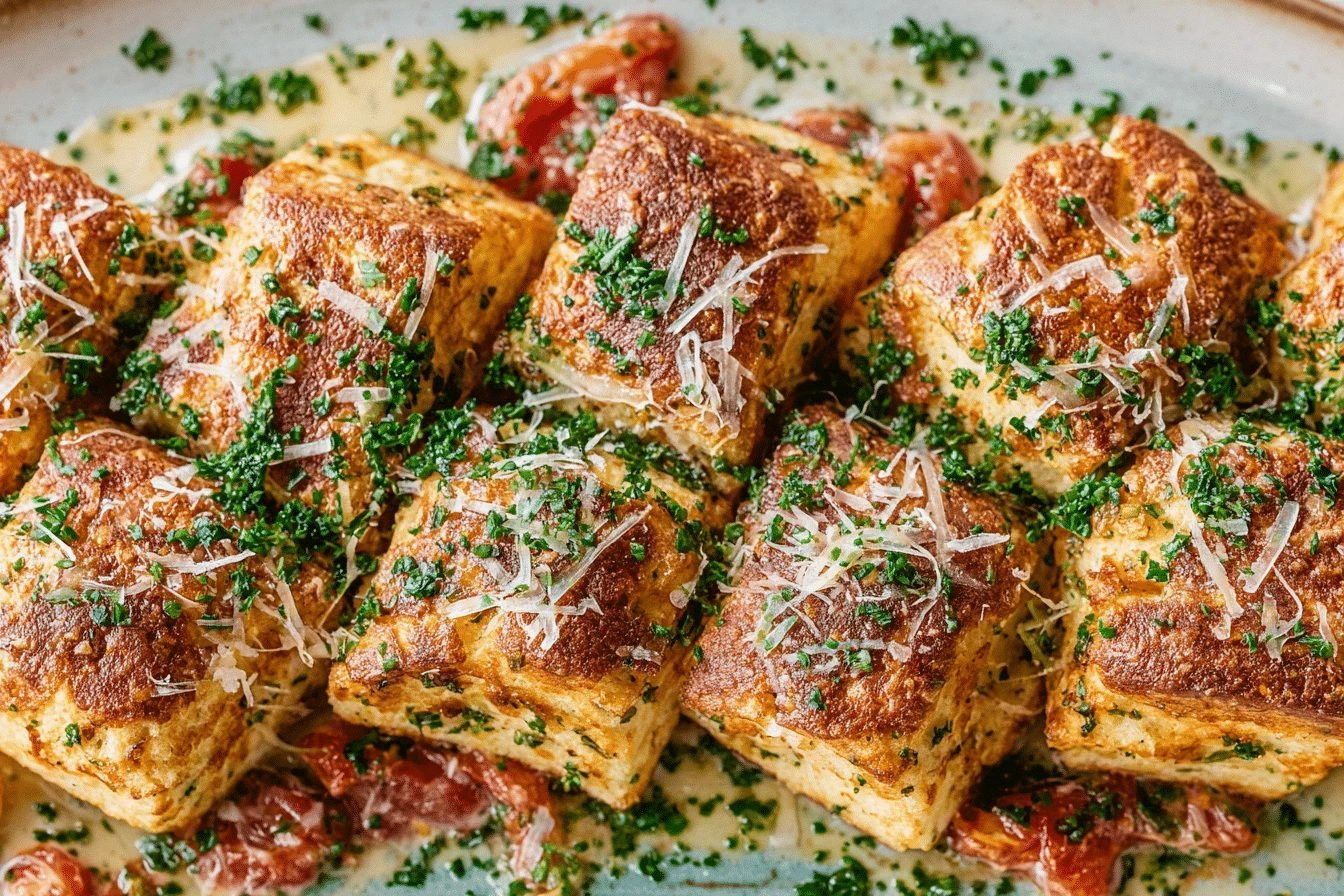Fluffy Garlic Bread Biscuits f