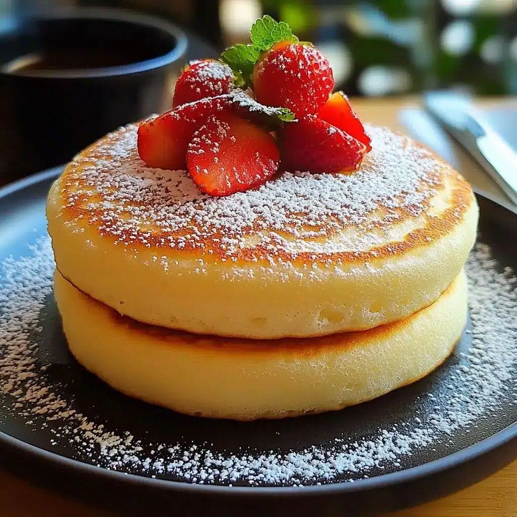 Fluffy Japanese Soufflé Pancak
