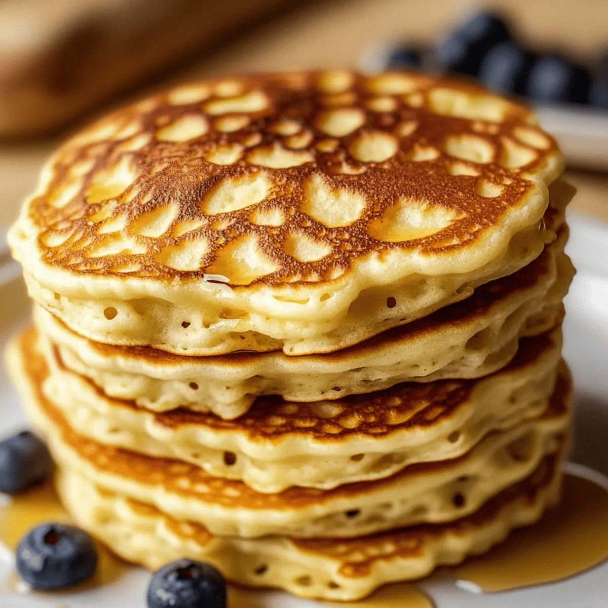 Fluffy Pancakes: High-Protein Bliss for Energizing Mornings