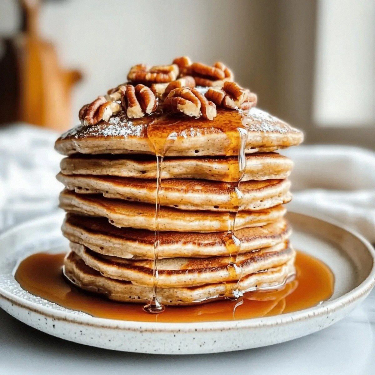 Fluffy Pecan Pancakes That Make Mornings Extra Special