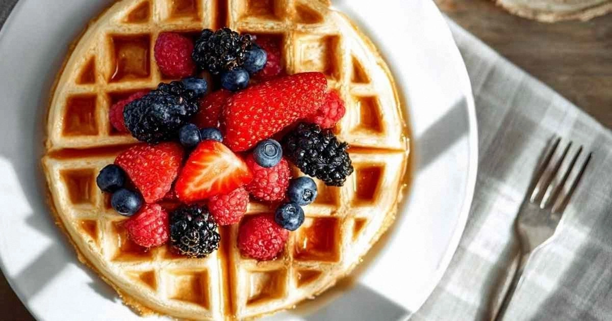 Fluffy Protein Waffles
