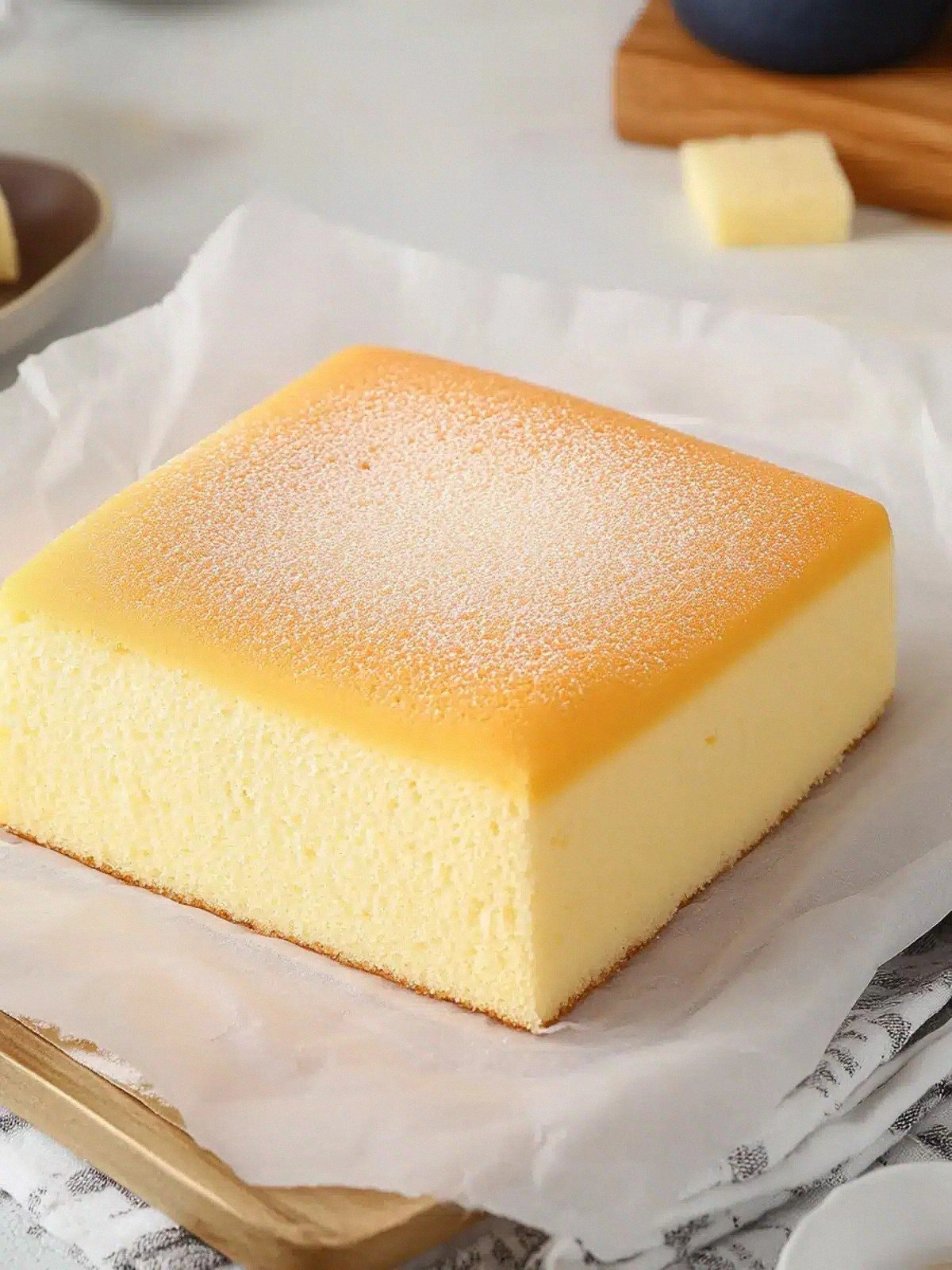Fluffy Taiwanese Castella Cake