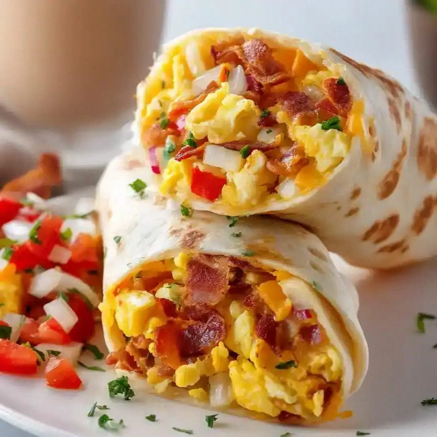 Freezer Breakfast Burritos for