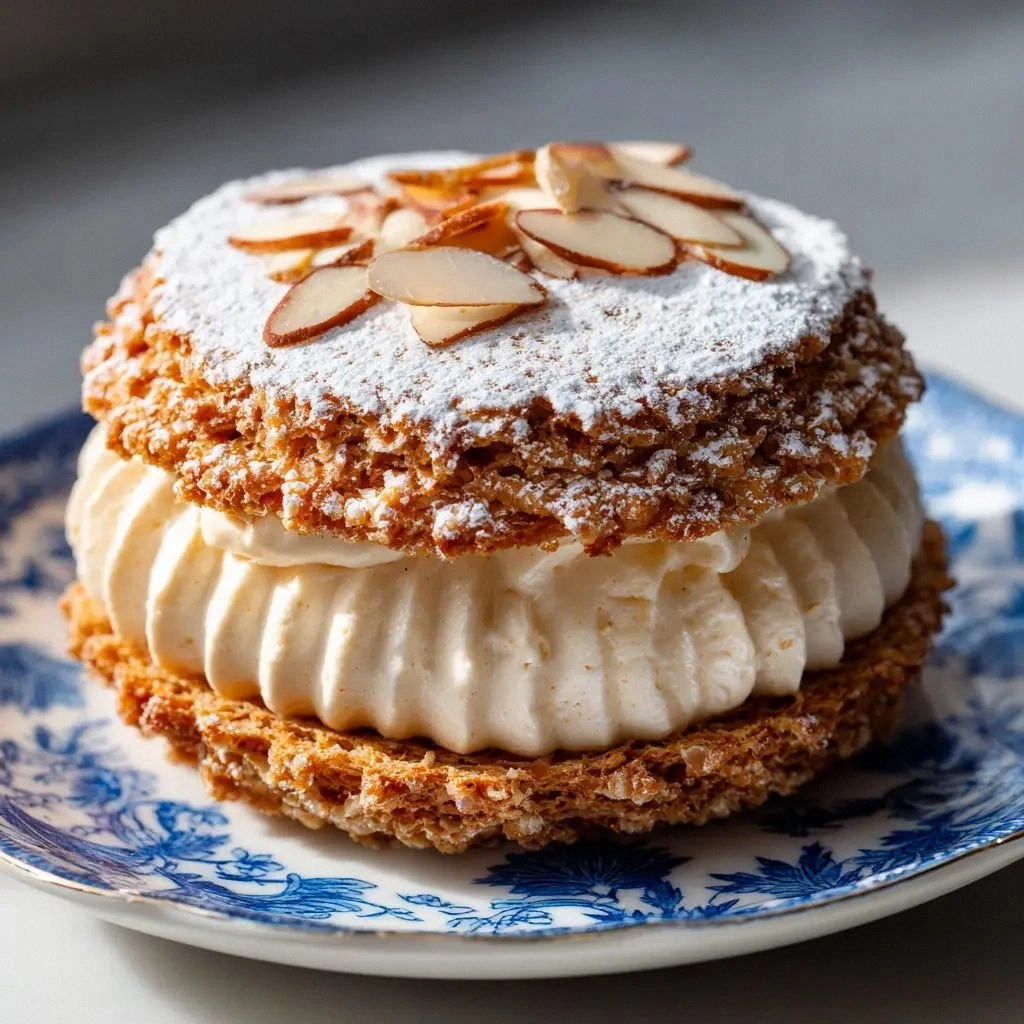 French Almond Cookies: Crisp D