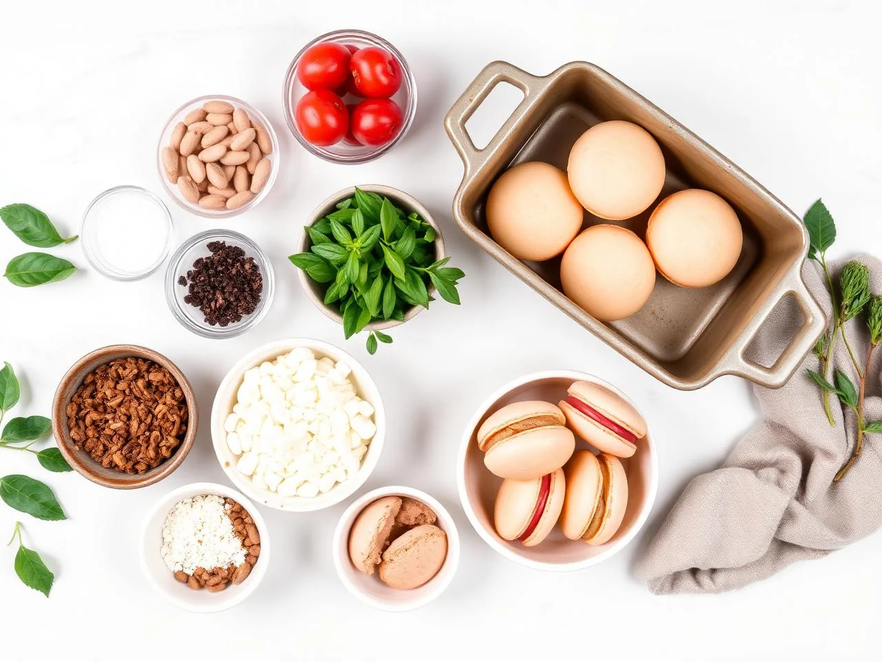 Ingredients for French Macarons