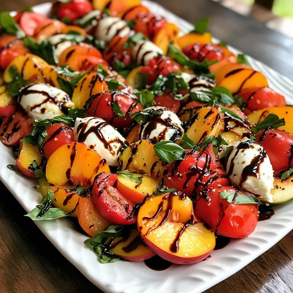 Fresh and Flavorful Fruit Caprese Salad for Summer Bliss