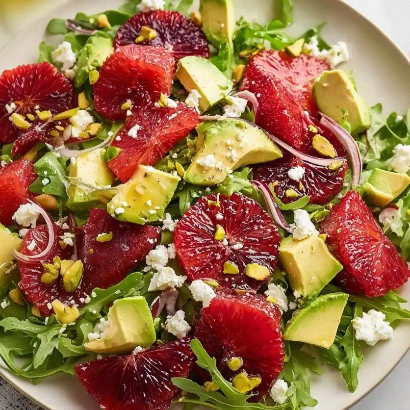 Fresh Blood Orange Avocado Sal