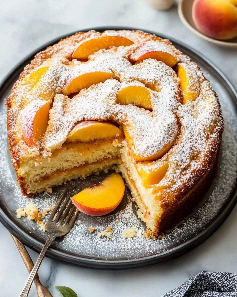 Fresh Peach Cake