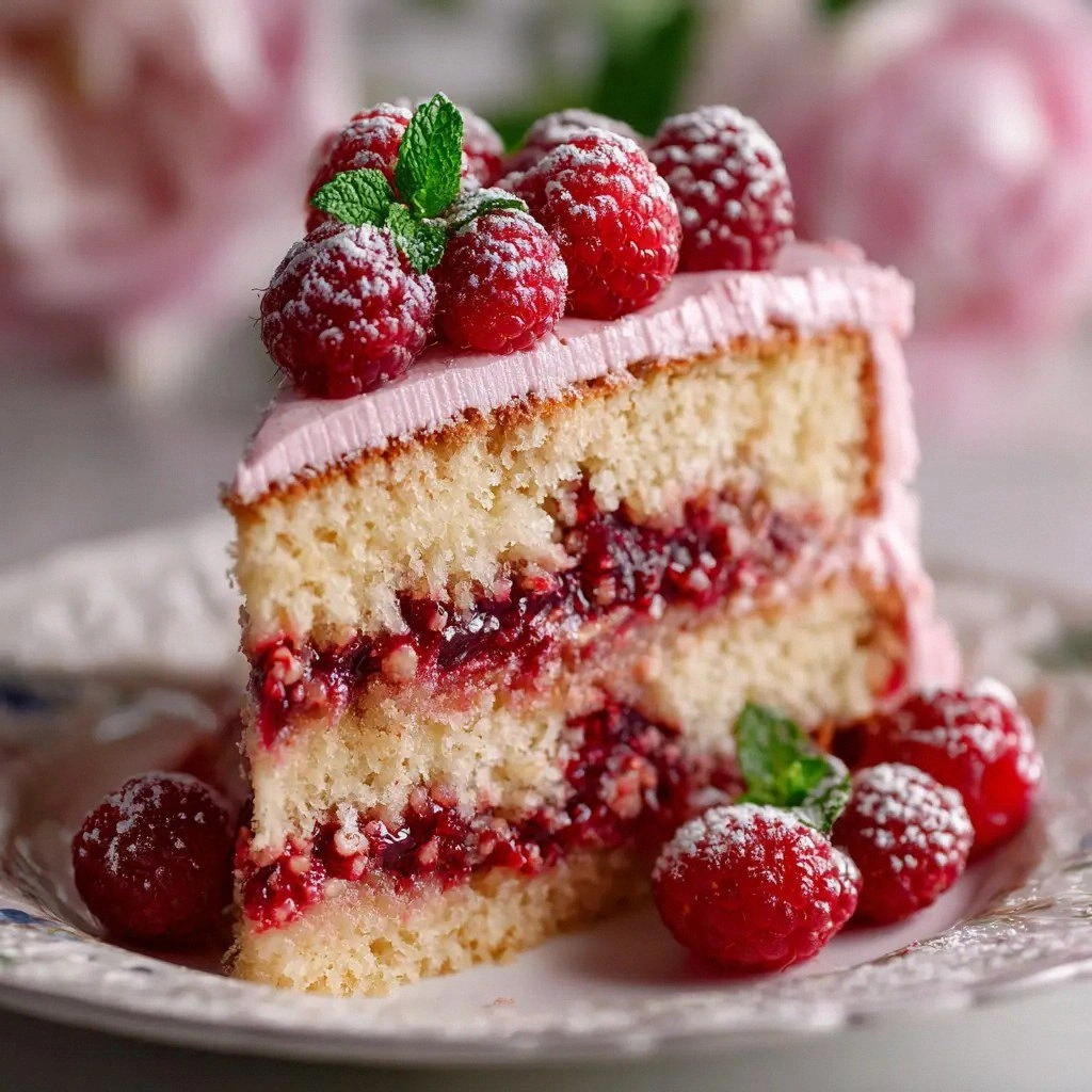 Fresh Raspberry Layer Cake: A 