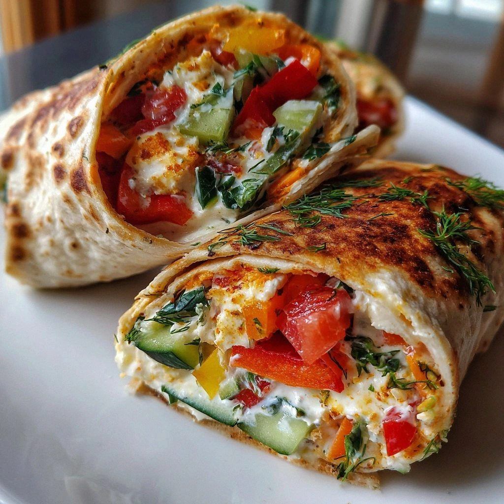 Fresh Vegetable Tortilla Roll 